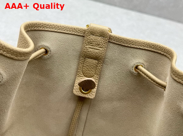 Loro Piana Extra Drawstring Backpack L27 in Light Mastic Calfskin Replica
