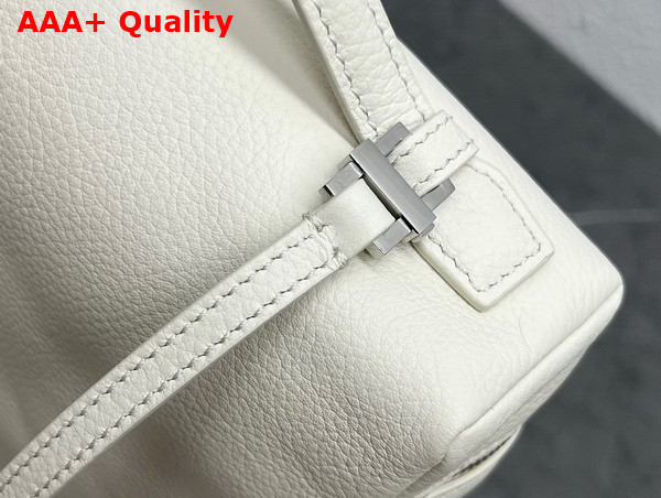 Loro Piana Extra Pocket Backpack in White Calfskin Replica