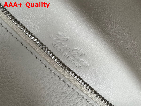 Loro Piana Extra Pocket Backpack in White Calfskin Replica