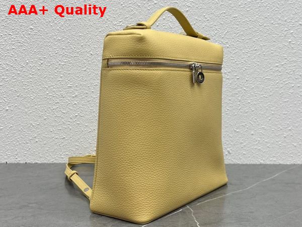 Loro Piana Extra Pocket Backpack in Yellow Calfskin Replica