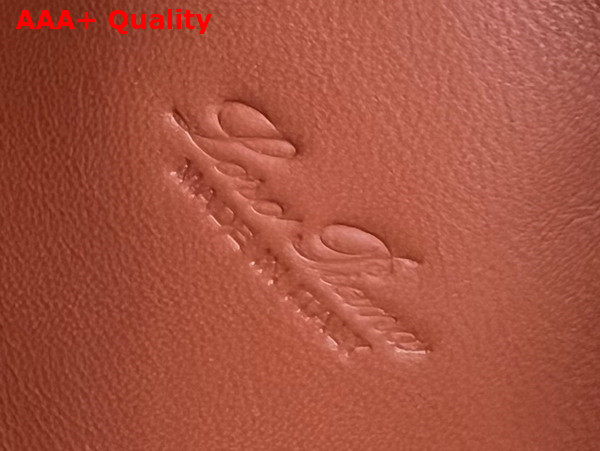 Loro Piana Extra Pocket L19 Pouch in Beige Canvas Calfskin Replica