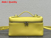 Loro Piana Extra Pocket L19 Pouch in Lemon Yellow Calfskin Replica