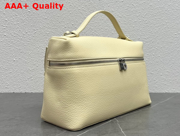 Loro Piana Extra Pocket Pouch L27 in Cream Calfskin Replica