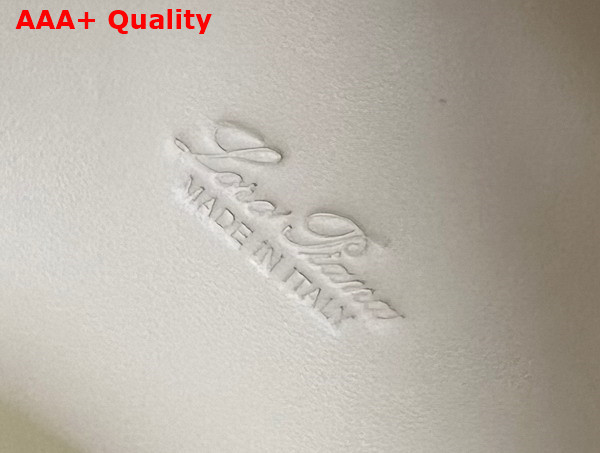 Loro Piana Extra Pocket Pouch L27 in White Calfskin Replica