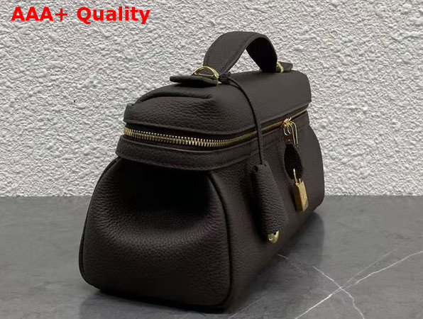Loro Piana Extra Softy Bag L29 Dark Chocolate Licorice Sun Gold Calfskin Replica