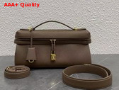 Loro Piana Extra Softy Bag L29 Fossil Sun Gold Calfskin Replica