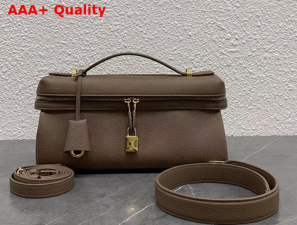 Loro Piana Extra Softy Bag L29 Fossil Sun Gold Calfskin Replica