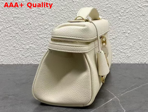 Loro Piana Extra Softy Bag L29 Whisper White Sun Gold Calfskin Replica