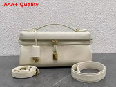 Loro Piana Extra Softy Bag L29 Whisper White Sun Gold Calfskin Replica
