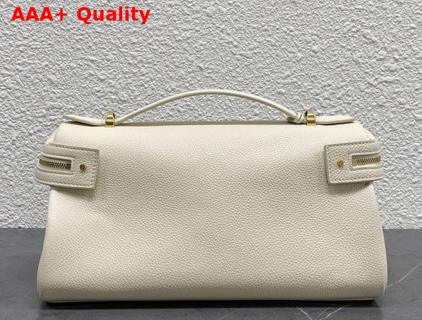 Loro Piana Extra Softy Bag L29 Whisper White Sun Gold Calfskin Replica