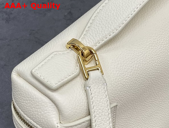 Loro Piana Extra Softy Bag L29 Whisper White Sun Gold Calfskin Replica