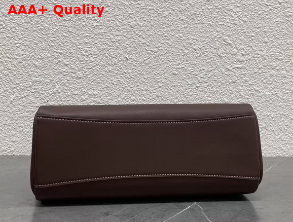 Loro Piana Extra Softy Bag L29 Wild Blackberry and Antique Silver Calfskin Replica