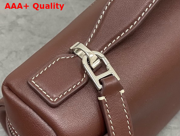 Loro Piana Extra Softy Bag L29 Wild Blackberry and Antique Silver Calfskin Replica