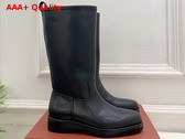Loro Piana John Boot Calfskin Black Replica