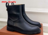 Loro Piana Kilda Ankle Boot in Black Calfskin Replica