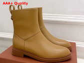 Loro Piana Kilda Ankle Boot in Tan Calfskin Replica