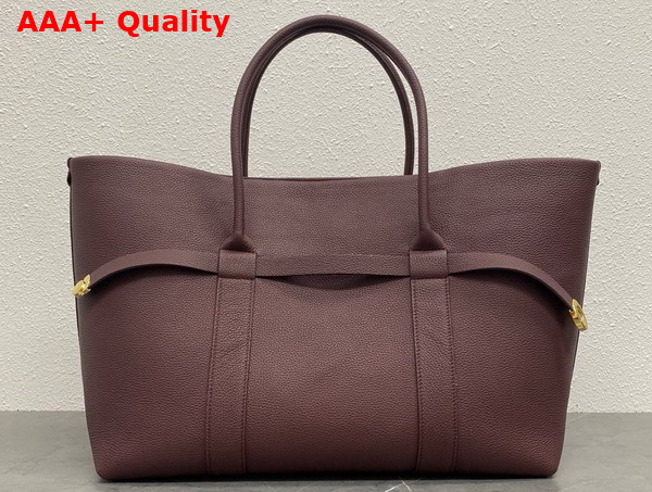 Loro Piana Large Ghiera Shopper Calfskin Azuki Beans Sun Gold Replica
