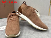 Loro Piana Loro 360 LP Flexy Walk Sneaker in Grain Brown Melange Replica