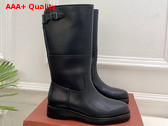 Loro Piana Lupo Boot Calfskin Black Replica