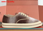 Loro Piana Nantucket Walk Sneaker Wish Wool Cashmere Light Camel Ancient Paper Replica