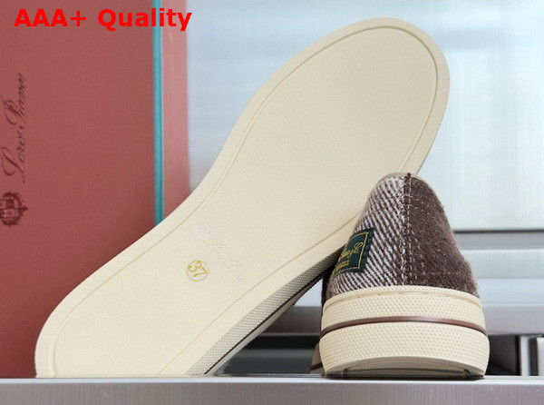 Loro Piana Nantucket Walk Sneaker Wish Wool Cashmere Light Camel Ancient Paper Replica
