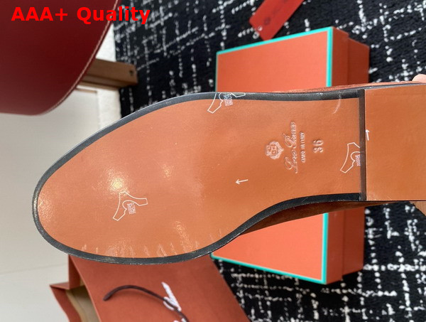Loro Piana Sergio Loafer in Cinnamon Bark Suede Leather Replica