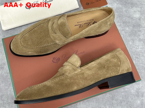 Loro Piana Sergio Loafer in Dusk Ox Leather for Men Replica
