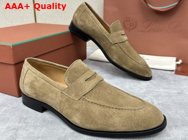 Loro Piana Sergio Loafer in Dusk Ox Leather for Men Replica