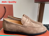 Loro Piana Sergio Loafer in Dusk Suede Leather Replica