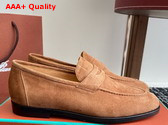 Loro Piana Sergio Loafer in Mole Suede Leather Replica