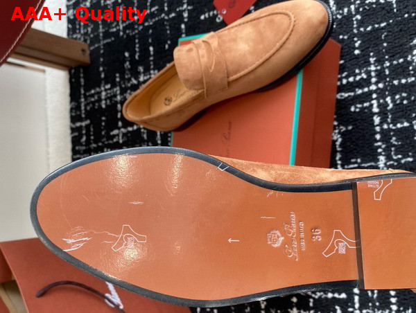 Loro Piana Sergio Loafer in Mole Suede Leather Replica