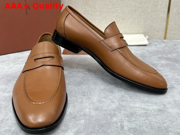 Loro Piana Sergio Loafer in Wot Calfskin for Men Replica