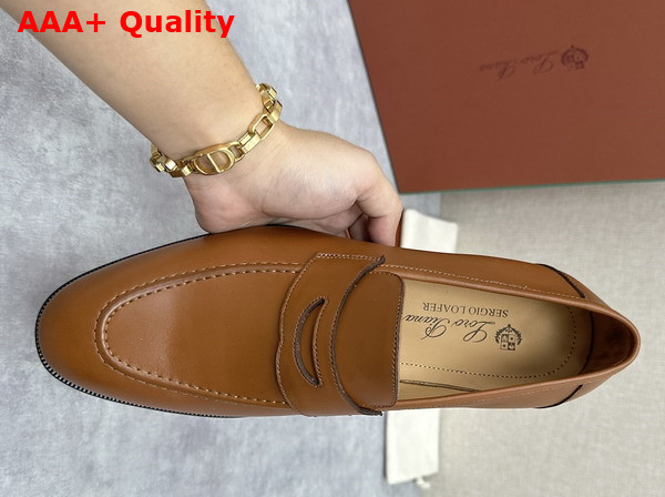 Loro Piana Sergio Loafer in Wot Calfskin for Men Replica