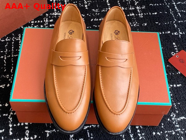 Loro Piana Sergio Loafer in Wot Leather Replica