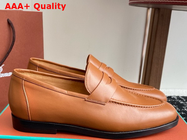 Loro Piana Sergio Loafer in Wot Leather Replica