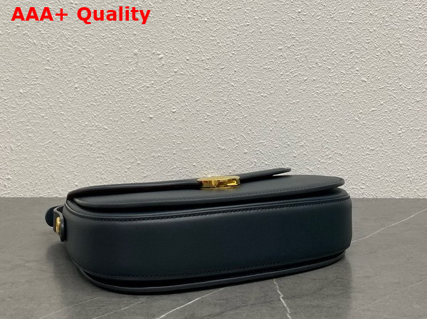Loro Piana Small Ghiera Bag in Navy and Dark Kummel Smooth Calfskin Replica
