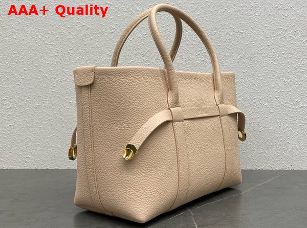 Loro Piana Small Ghiera Shopper Calfskin Creamed Honey Sun Gold Replica