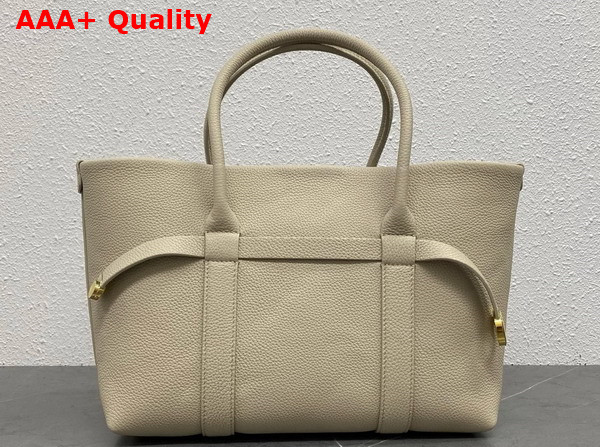 Loro Piana Small Ghiera Shopper Calfskin Light Travertine Sun Gold Replica