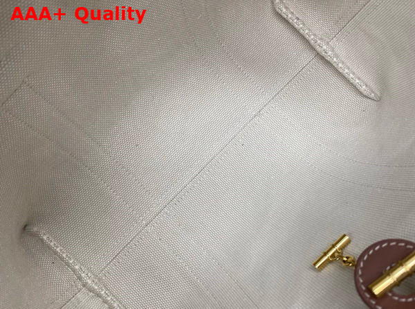 Loro Piana Small Ghiera Shopper Cotton Linen Natural Caramel Sugar Sun Gold Replica