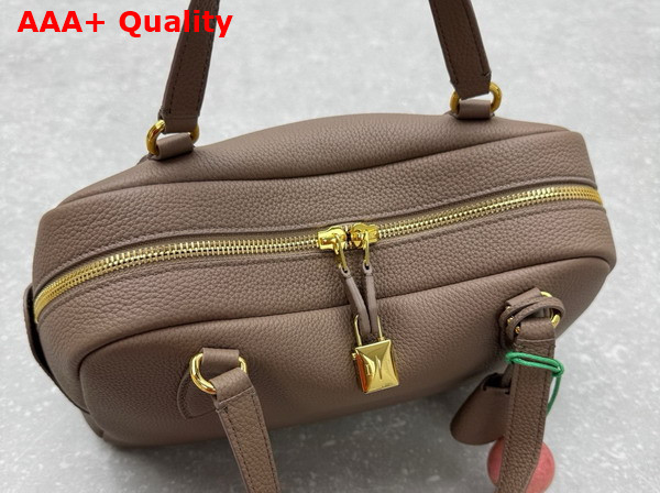 Loro Piana Small Needle Bag Calfskin Fossil Sun Gold Replica