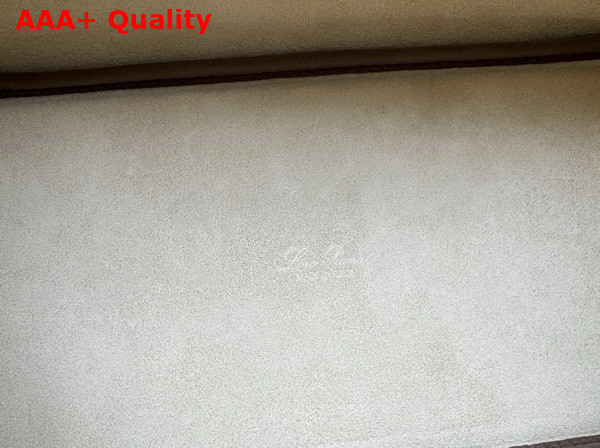 Loro Piana Small Needle Bag Calfskin Fossil Sun Gold Replica