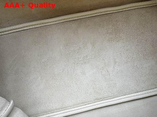 Loro Piana Small Needle Bag Calfskin Whisper White Sun Gold Replica