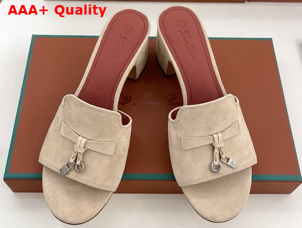 Loro Piana Summer Charms Sandal Suede Goatskin Replica