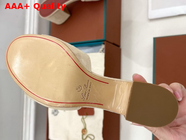 Loro Piana Summer Charms Sandal Suede Goatskin Replica