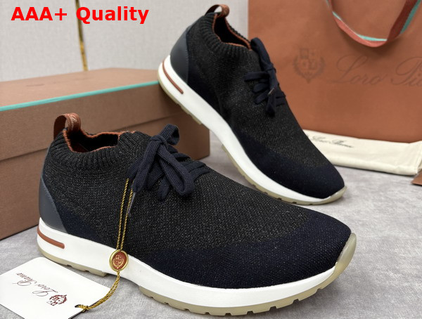 Loro Piana The Gift of Kings 360 LP Flexy Walk Sneaker in Blue Navy Replica