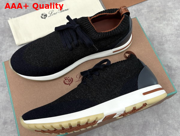 Loro Piana The Gift of Kings 360 LP Flexy Walk Sneaker in Blue Navy Replica