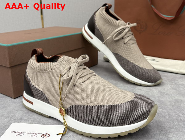 Loro Piana The Gift of Kings 360 LP Flexy Walk Sneaker in Brown Ardesia Replica