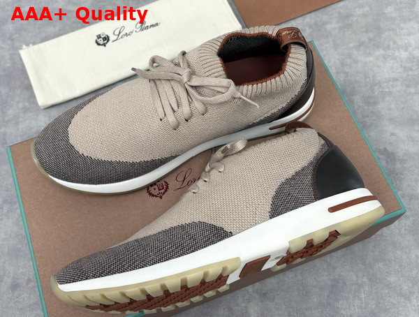 Loro Piana The Gift of Kings 360 LP Flexy Walk Sneaker in Brown Ardesia Replica
