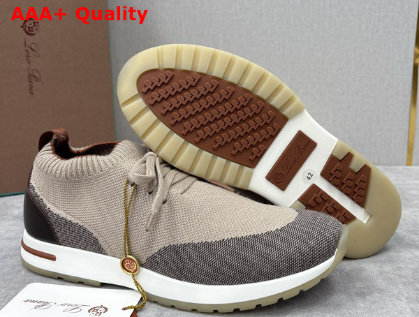Loro Piana The Gift of Kings 360 LP Flexy Walk Sneaker in Brown Ardesia Replica