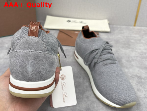 Loro Piana The Gift of Kings 360 LP Flexy Walk Sneaker in Grey Melange Replica